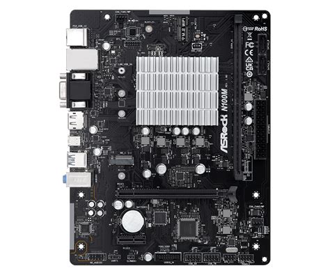 Asrock n100m.  Intel Quad-Core Processor N100 (up to 3. 2 Key E pour WiFi Sorti...