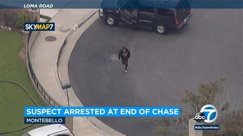 Assault with a deadly weapon suspect in custody after chase in West L.A.