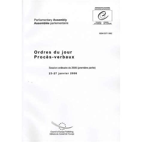 Assemblee parlementaire textes adoptes session ordinaire de 2006 (premiere partie)23 27 janvier 2006. - Clark c500 y 950 ch forklift service repair workshop manual.