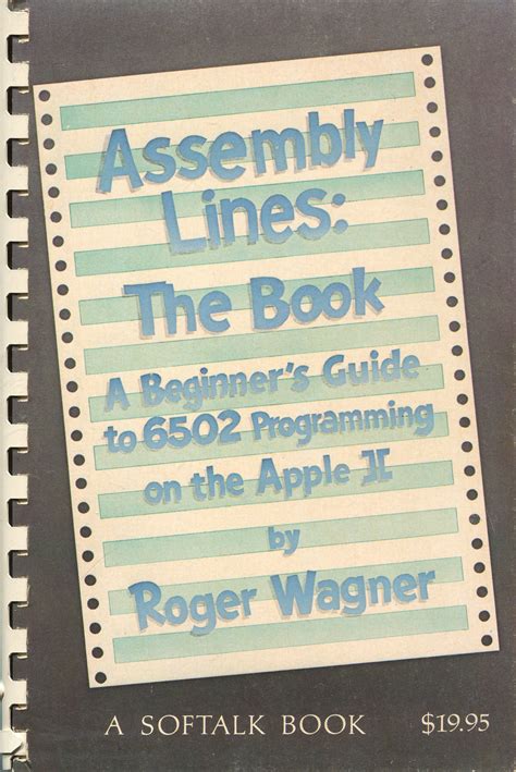 Assembly lines the book a beginners guide to 6502 programming on the apple ii. - Le musée imaginaire de carl gustav jung.