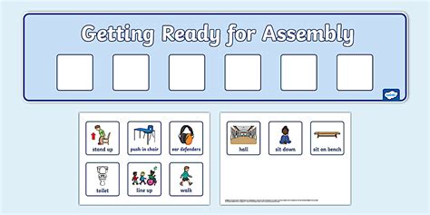 Assembly skills test.  Below there are 10 groups of objects.  Strong co...