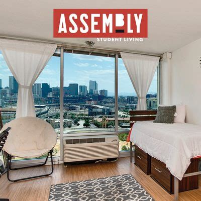 Assembly student living. Assembly Student Living is Denver's coolest student housing community committed to providing college students with an amenity-rich living experience during the best years of their life! Our fully furnished studios provide everything a student needs. Services. Student Living. Student Housing. College Apartments. 