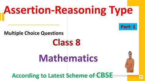 Assertion and Reason Questions Class 8 Maths Chapter 8 …