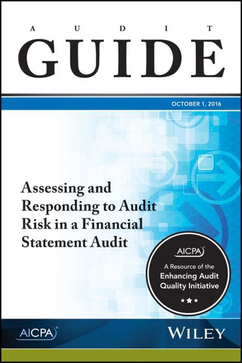 Assessing and responding to audit risk in a financial statement audit october 2016 aicpa audit guide. - Councillors guide to local government finance 1995.