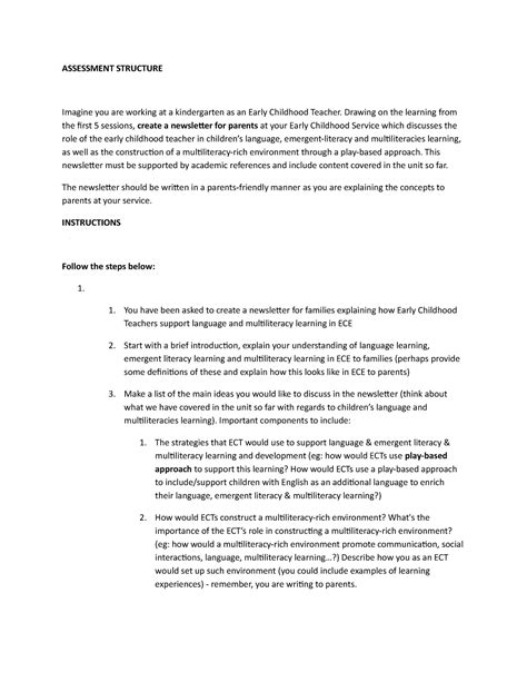 Assessment Structure - ECE6003 - ASSESSMENT STRUCTURE …