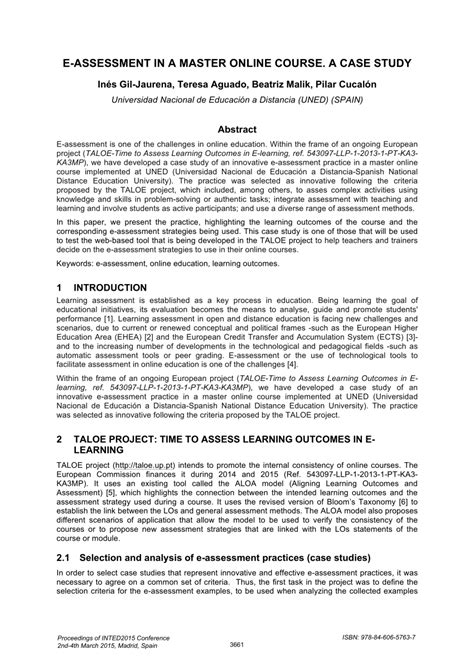 Assessment case study