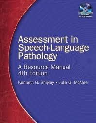 Assessment in speech language pathology a resource manual 4th forth edition. - Einführung in die liturgie der karwoche.
