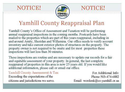 Assessor/Tax Collector Department Yamhill County, …