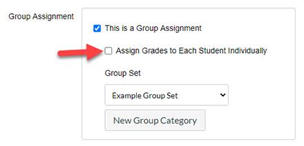 Assign grades to each student individually.  Scroll and click Assign Grades to Each...