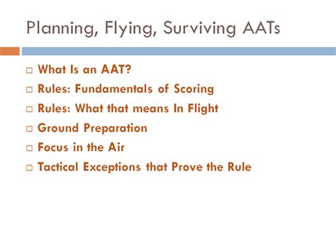 Assigned Area Tasks Explained for Pilots