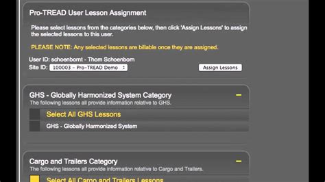 Assigning a Lesson to a Single User PROTREAD User Guide YouTube