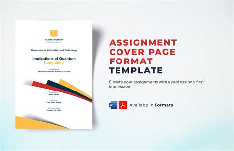 Assignment / Project Cover Sheet