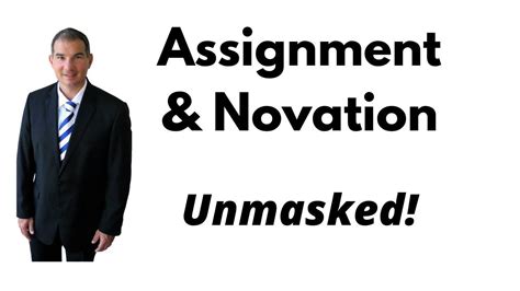 Assignment and Novation: Are They the Same? - SSRN