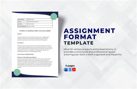 Assignment format example.  a piece of work given to someone, typically as...