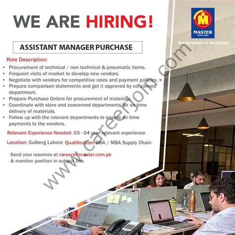 Assistant Manager Purchase - The Galaxy Group