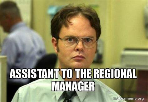 Assistant to the regional manager. Things To Know About Assistant to the regional manager. 