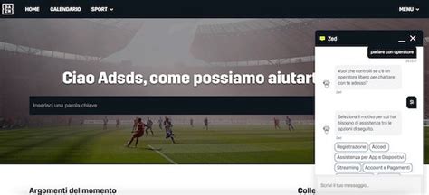 Assistenza DAZN - Come parlare con un operatore