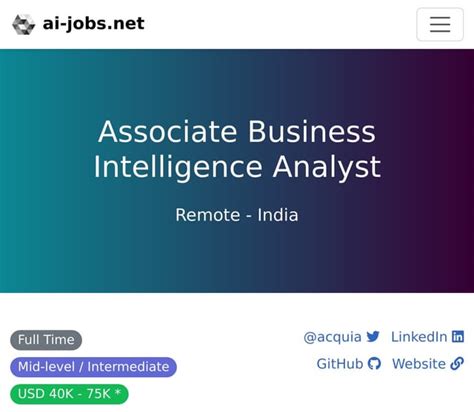 Associate Business Intelligence Analyst - SF or Fargo Job …