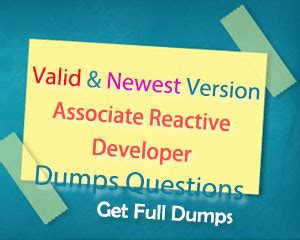 Associate-Reactive-Developer Dumps