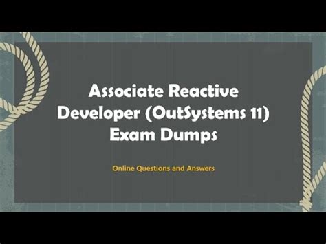 Associate-Reactive-Developer Dumps