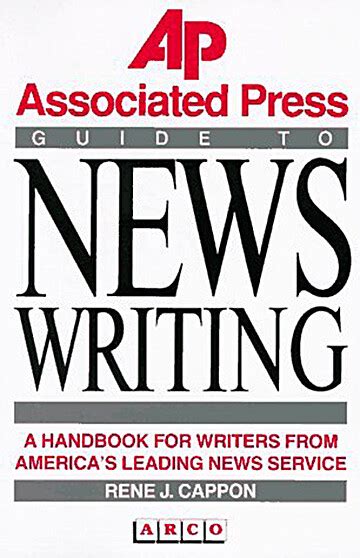 Associated press guide to news writing the resource for professional journalists. - Handbuch des personalmanagements von matthias zeuch.