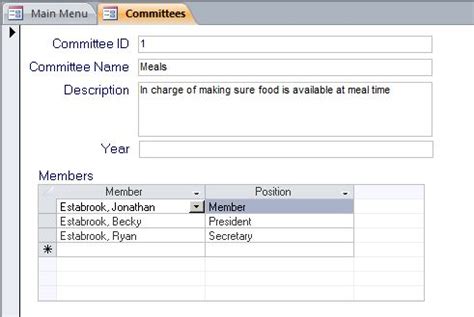 Association Management Database Template Association Management Software