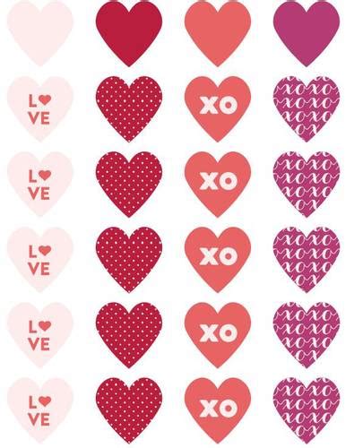 Assorted Heart Designs Label