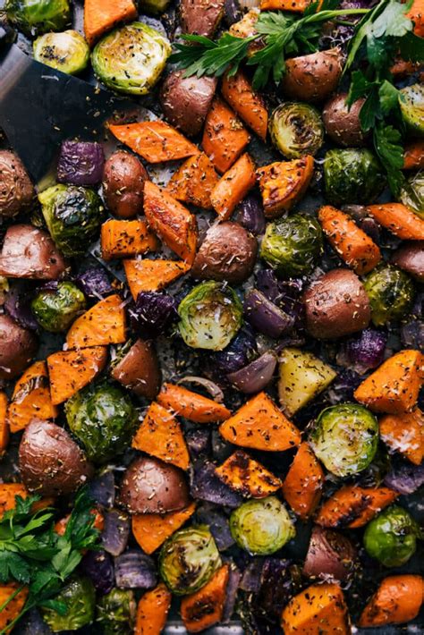 Assorted vegetables seasoned and ready for Roasting - Photos by …