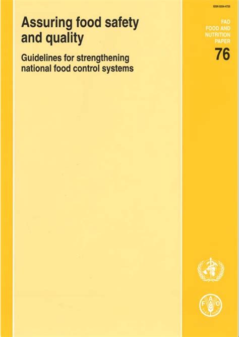 Assuring food safety and quality guidelines for strengthening national food control systems. - Solution manual to elementary statistics mario.