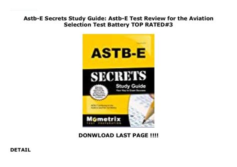Astb e secrets study guide astb e test review for the aviation selection test battery. - Tanker til overvejelse for os ældre.