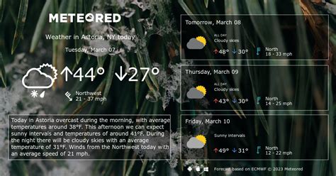 Astoria, New York - Current temperature and weather conditions. Detailed hourly weather forecast for today - including weather conditions, temperature, ....