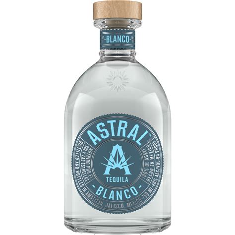 Astral blanco tequila. Astral Tequila is made with 100% blue Weber agave, nourished by the sun and stars. Our unique recipe includes the use of a tahona (an ancient milling ... 