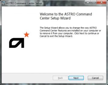 Astro command center.  It serves as an all-in-one solution that helps users configure their AST...