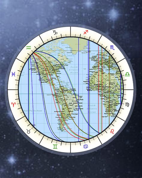 Astrocartography chart free. Astrocartography Basics. Your birth chart marks the placement of the planets based on the time and location of your first breath. It ascribes meaning to the four angles of the day: ... 