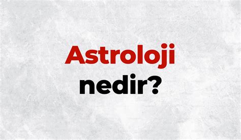 Astroloji Ne Demek.
