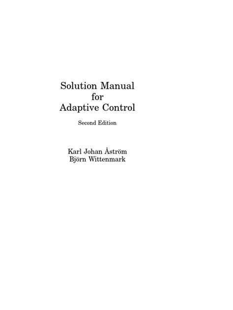 Astrom Control Solution Adaptive