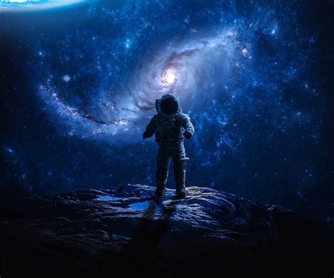 Astronaut In Nebula