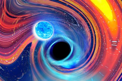 Astronomers may have found a black hole devouring a neutron star