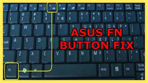 Asus Fn Button Key Problem On Laptops Solution Fixes 2020 Youtube