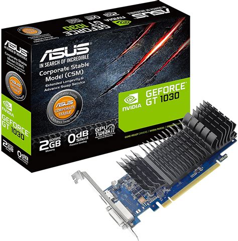 Asus NVIDIA GeForce GT 1030 Graphic Card - 2 GB GDDR5