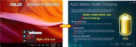 Asus battery health charging.  Notes: (It has Windows 11 Pro installed...