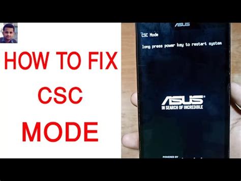 Asus csc mode fix - Asus Z010D csc mode - How to fix …