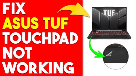 Asus tuf touchpad scroll not working.  When you try to scroll a web-page...
