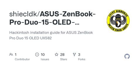 Asus zenbook duo hackintosh.  Hackintosh installation guide for ASUS ZenBook Pro ...