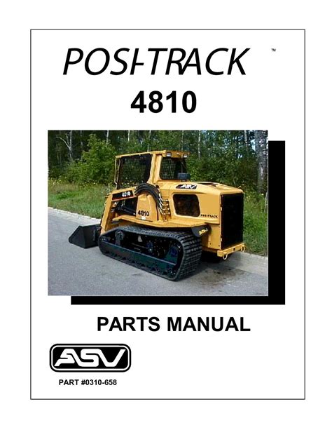 Asv 4810 posi track loader parts manual. - Janome manuale di istruzioni in un passaggio.