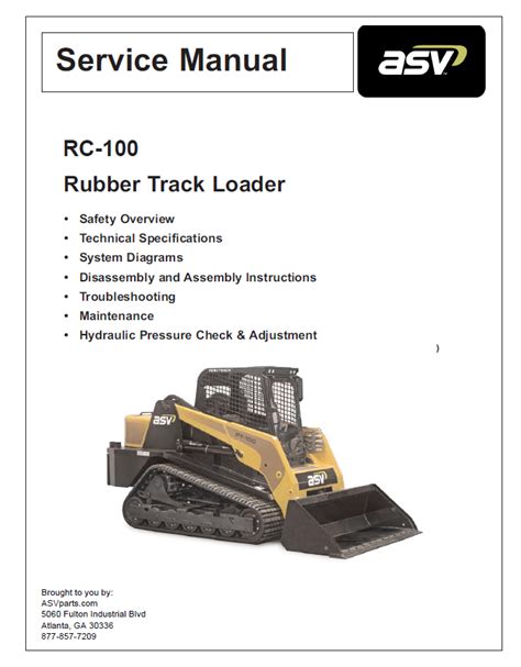 Asv rc 100 rubber track loader master parts manual download. - John deere 450 manure spreader repair manual.