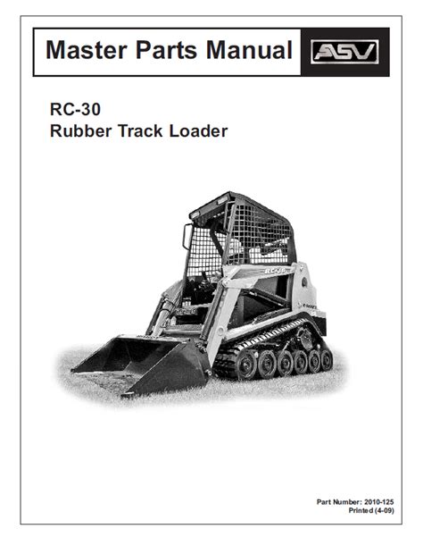 Asv rc 30 rubber track loader master parts manual. - College algebra instructor solutions manual aufmann.