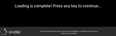 Async loading screen.  Jun 3, 2021 · Separates the thread of execution from the thread...