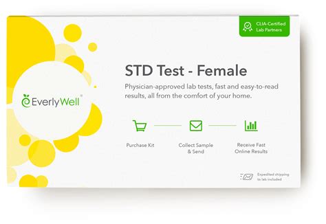At Home STD Test for Women Private STD Testing EverlyWell