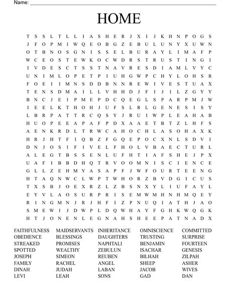 At Home Word Search 2 WordMint